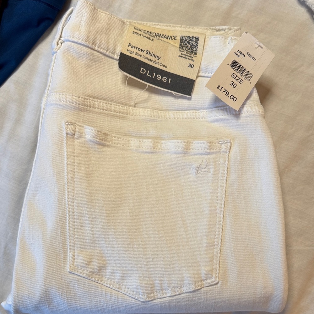 DL1961 Farrow Skinny High Rise Instasculpt Crop Jean